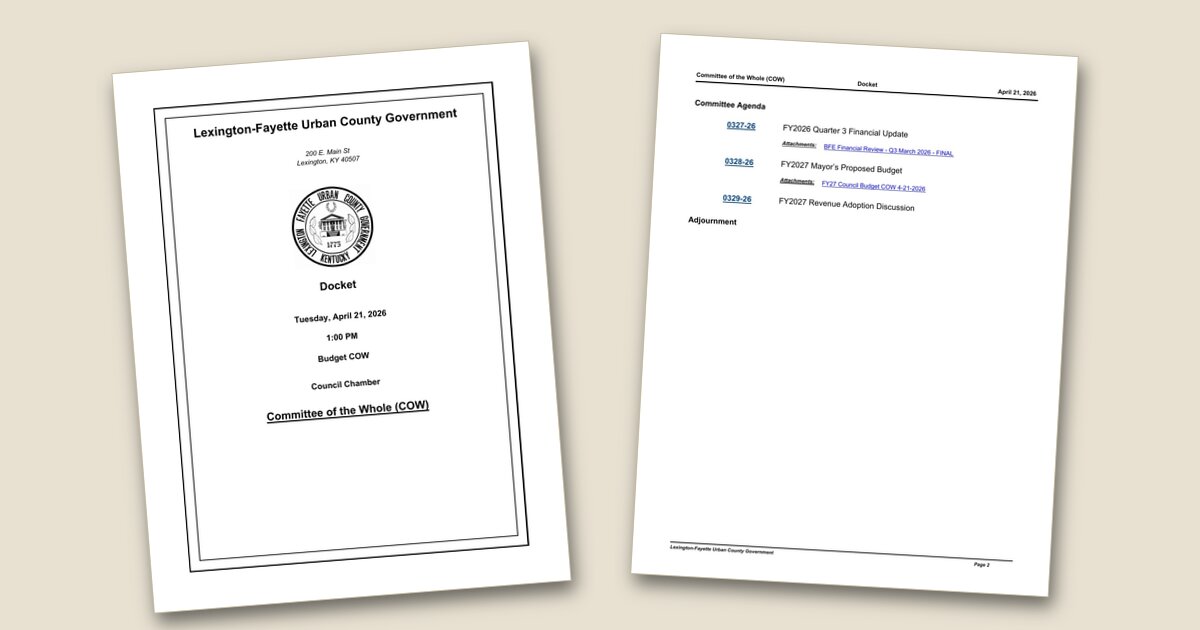 Cover image for Council Begins FY27 Budget Review With Fiscal Restraint in Focus