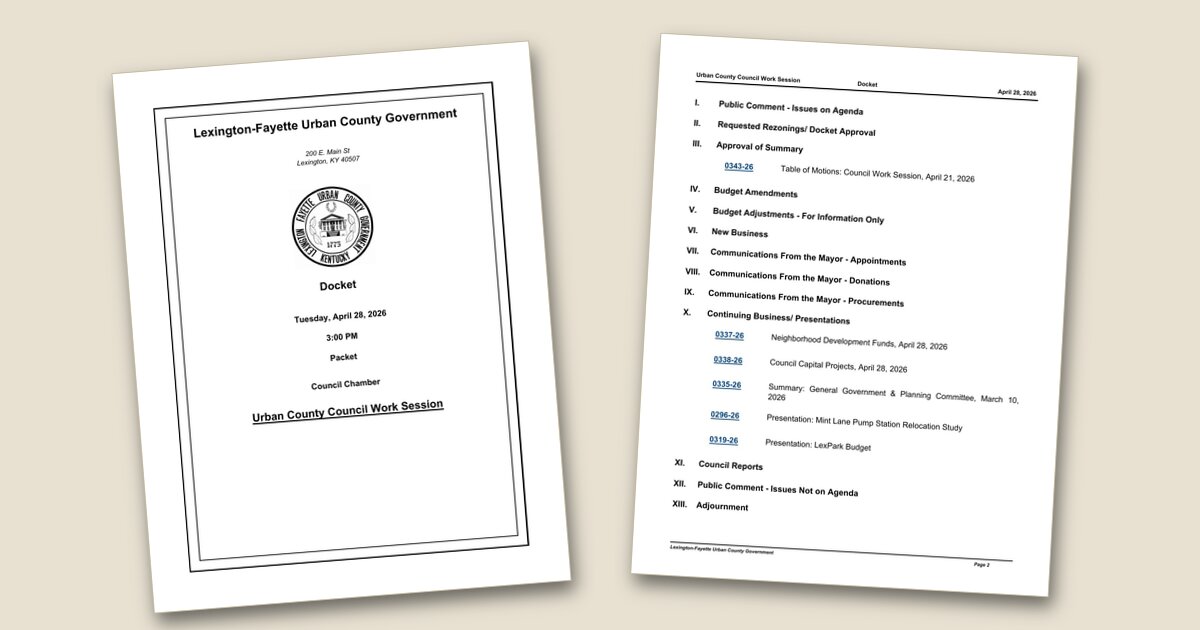 Cover image for Lexington council addresses youth programs, infrastructure improvements