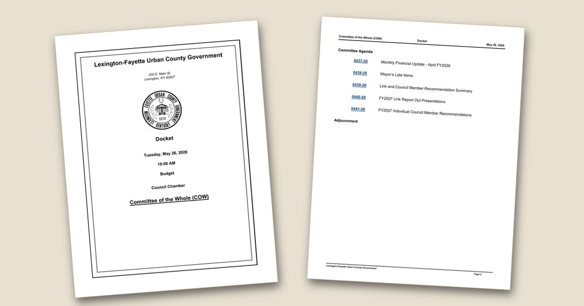 Cover image for Council to discuss FY2027 budget amendments at Tuesday meeting