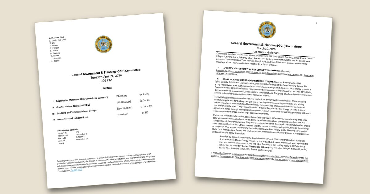 Cover image for Lexington's Civic Assembly proposes charter reforms to council ballot