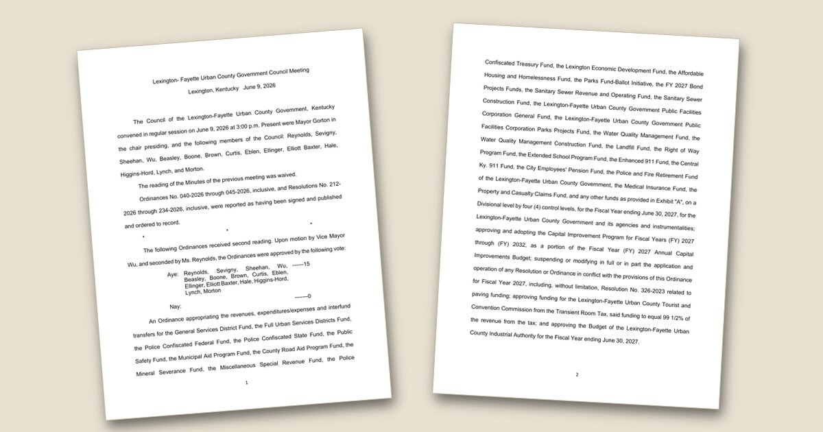 Illustration for Council releases newly approved minutes from June 9 meeting