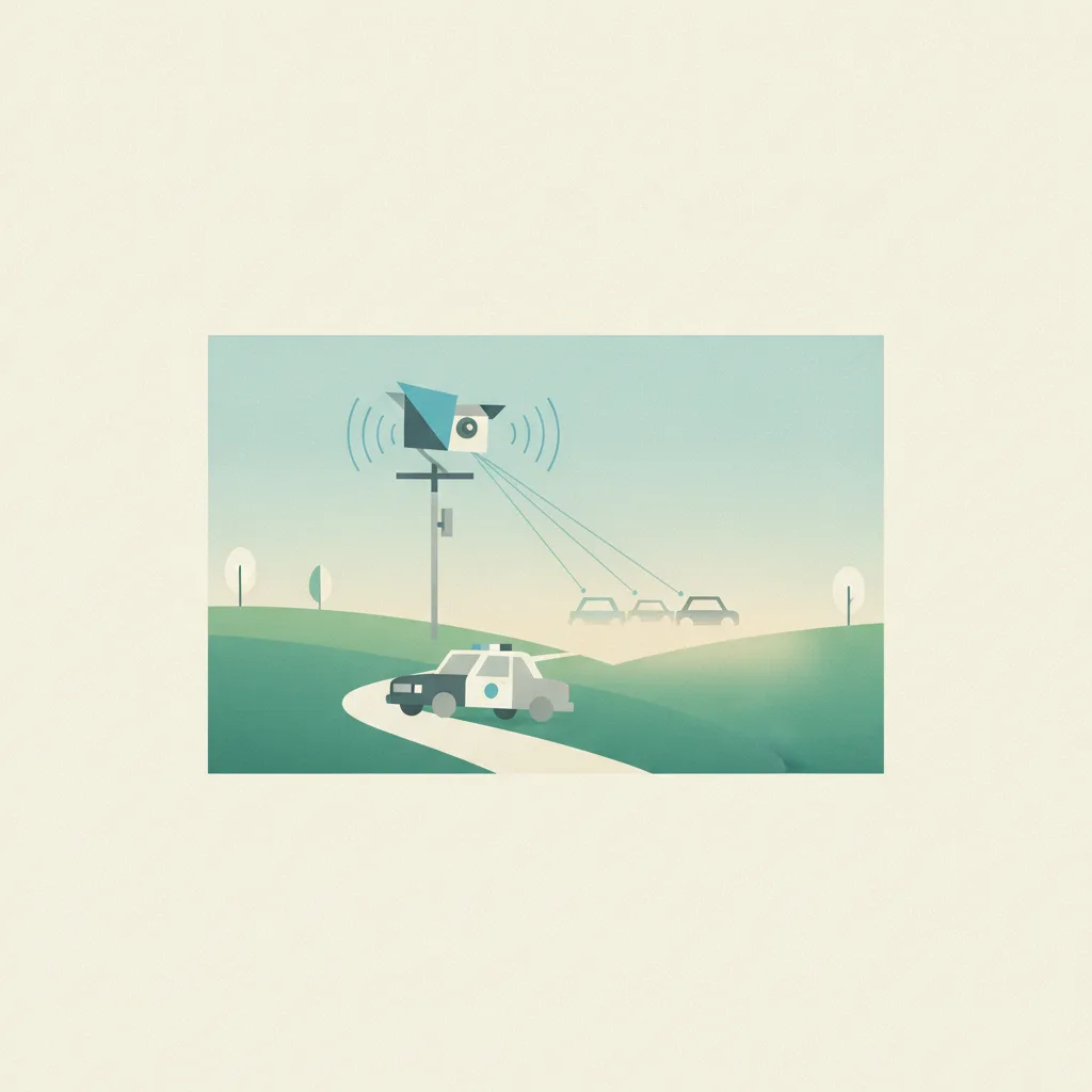 Illustration for Are Rural Law Enforcement Agencies Using Flock Cameras?