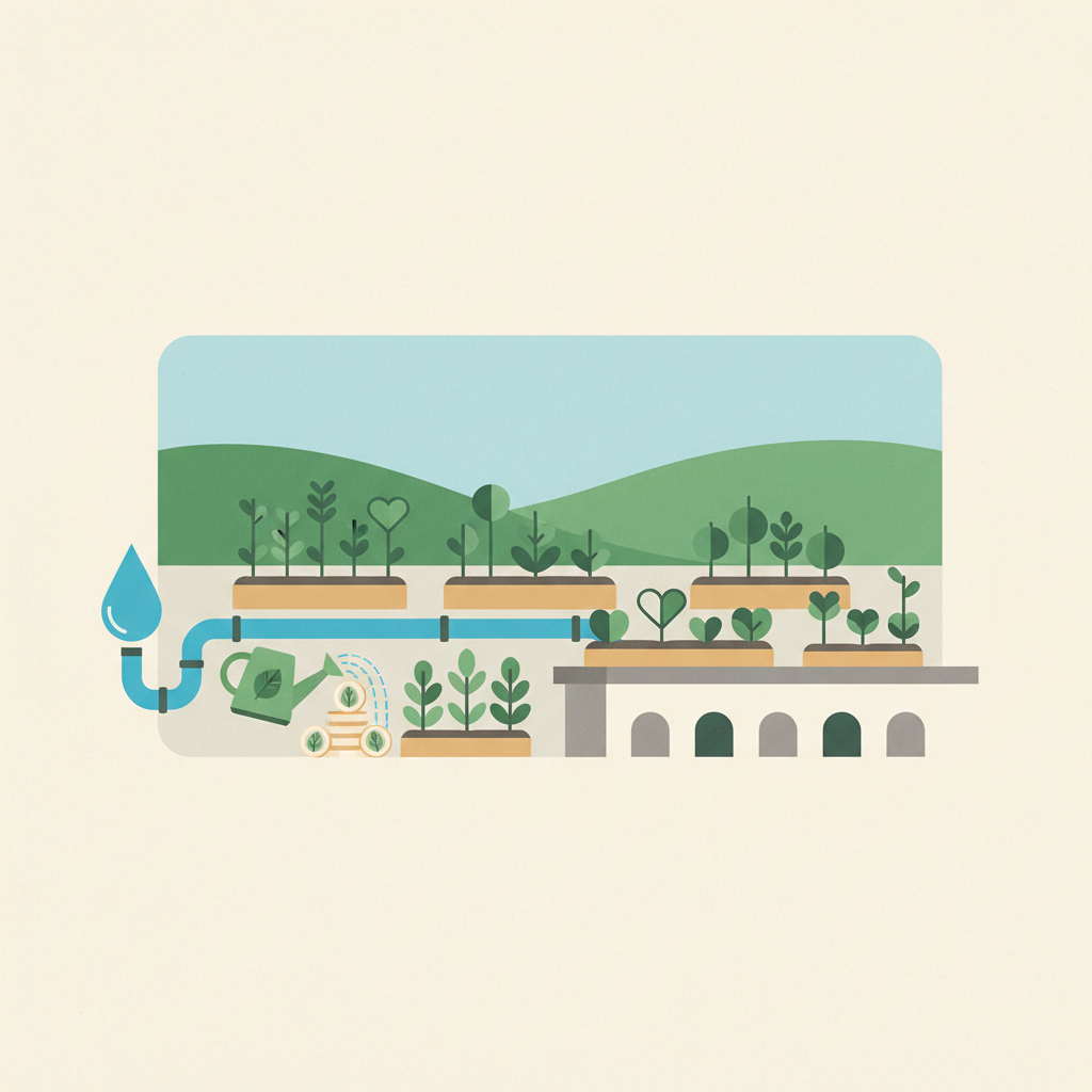 Illustration for BCTC receives $5,000 grant for rooftop garden water access
