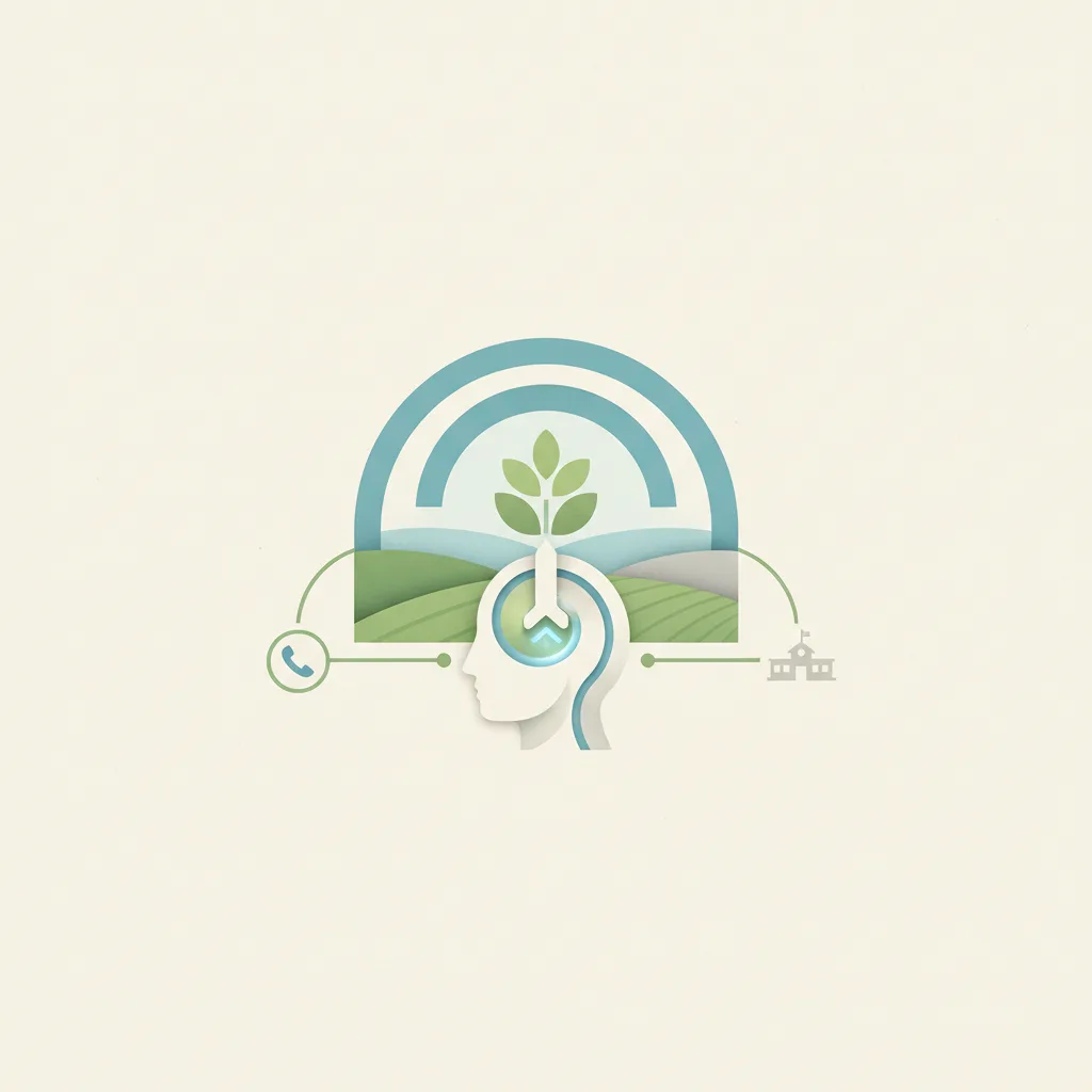Illustration for Beshear highlights mental health expansion as awareness month ends