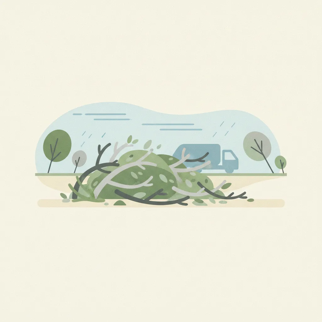 Illustration for City eases yard debris disposal after severe storms