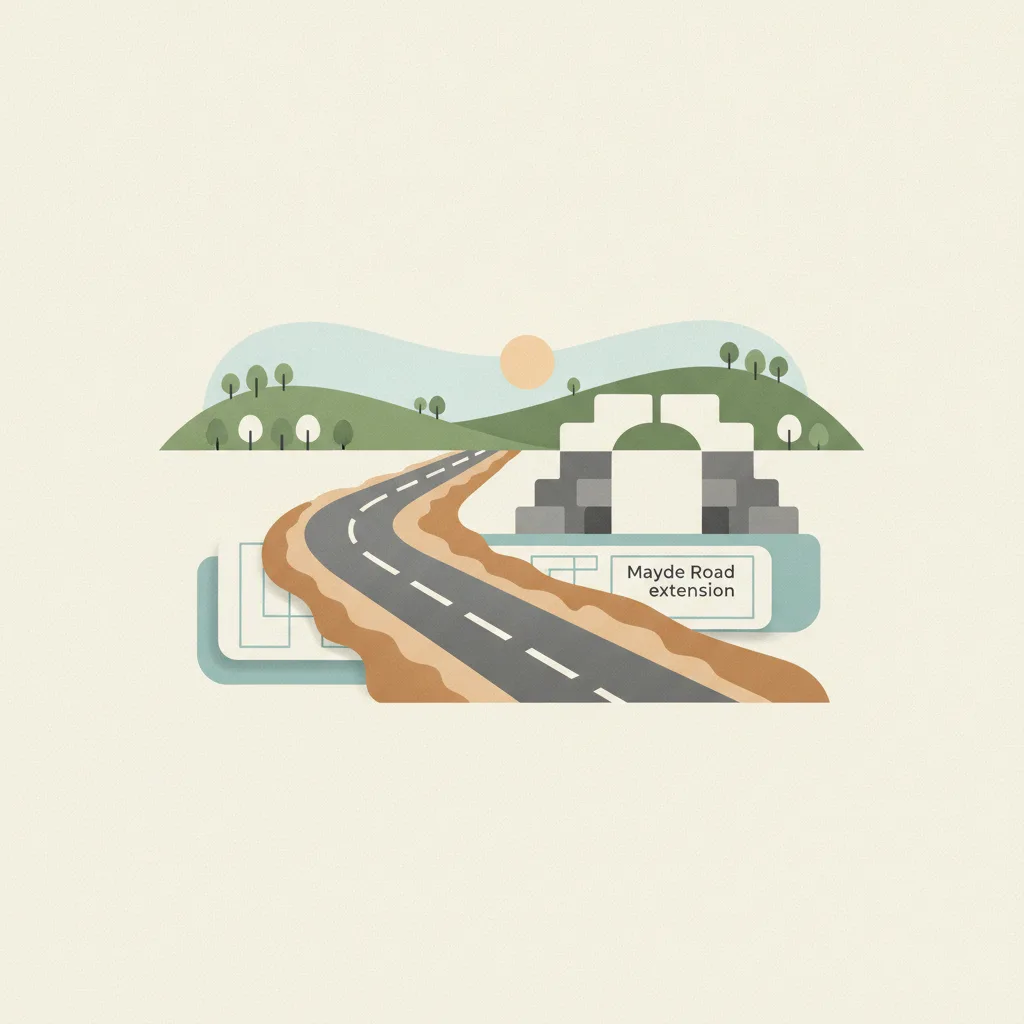 Illustration for Construction begins on Mayde Road extension project in Madison County