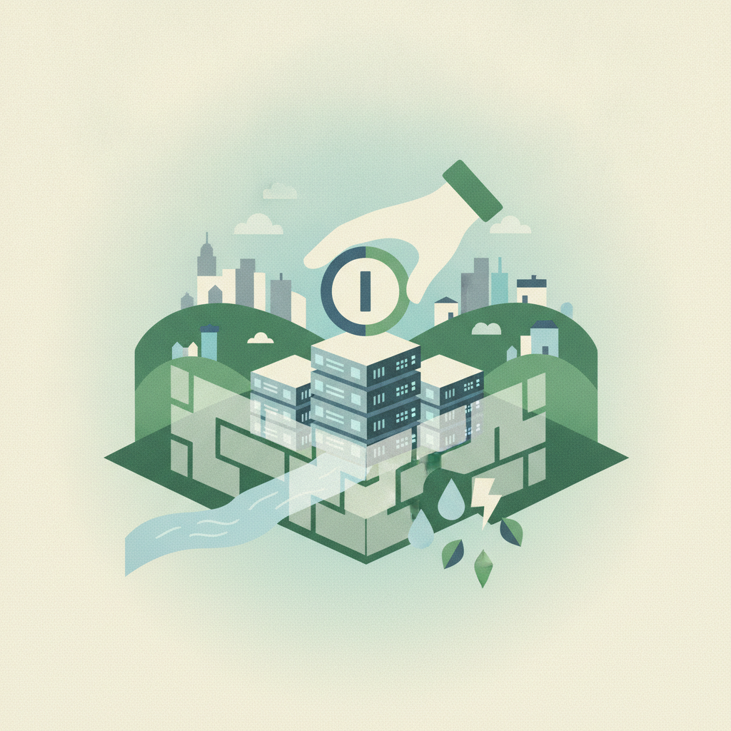 Illustration for Data center fever grips Kentucky as cities, counties hit pause