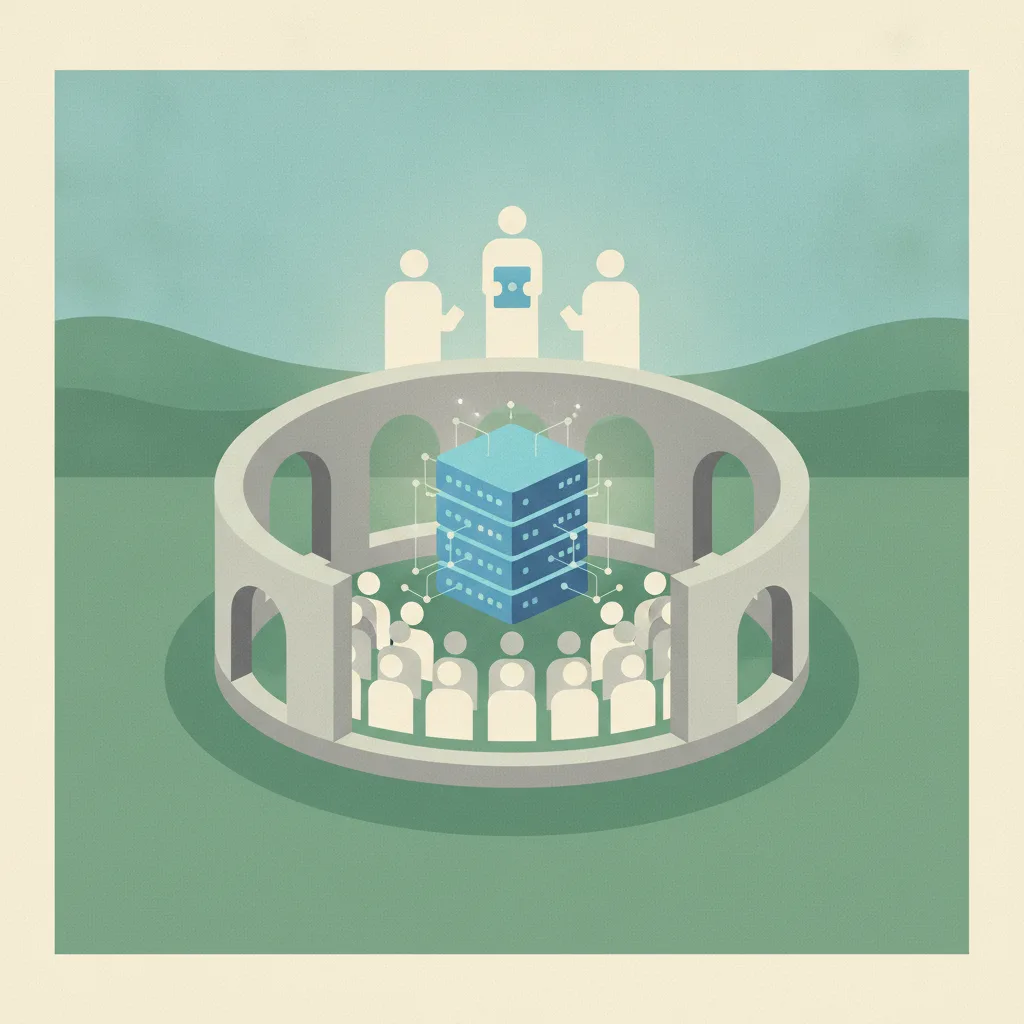 Illustration for Data Center Issue Sparks Another Town Hall, This One Held by State Legislators