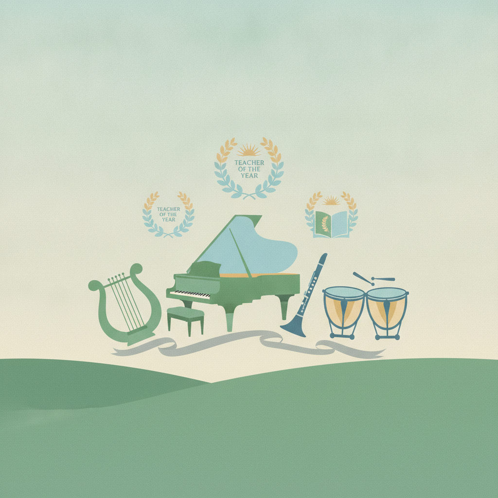 Illustration for Five FCPS Music Educators Earn KMEA Regional Recognition
