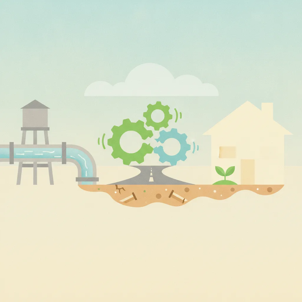 Illustration for Fontaine Road water project sparks dispute