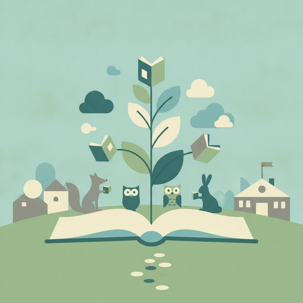 Illustration for Free Book Gardens Open Across Lexington for Young Readers