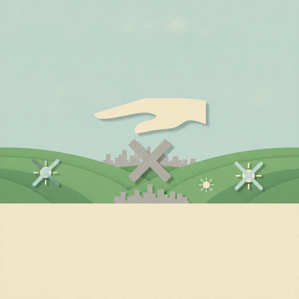 Illustration for Gorton vetoes council decision allowing industrial solar on farmland