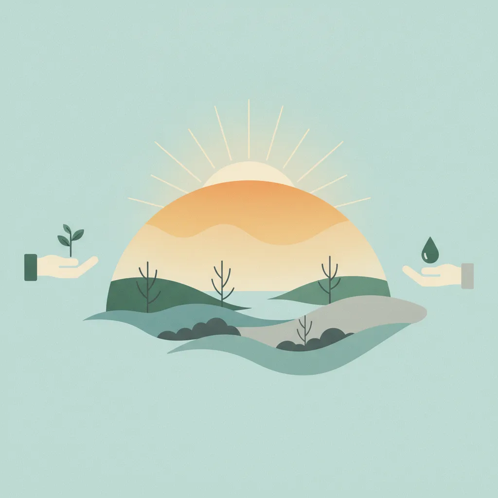 Illustration for Heat dome blankets Kentucky as flooding recovery continues