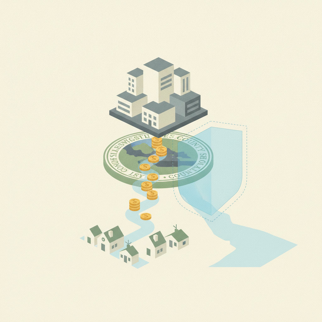 Illustration for How Data Centers Could Avoid Paying Local Taxes