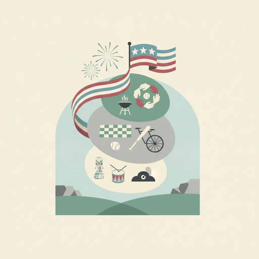 Illustration for How ordinary Americans shaped July 4th traditions
