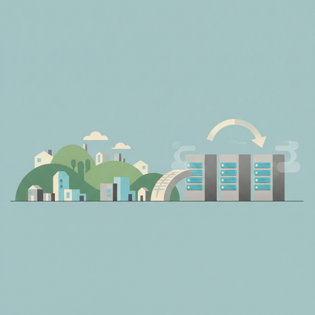 Illustration for Kentucky communities pump brakes on data center expansion