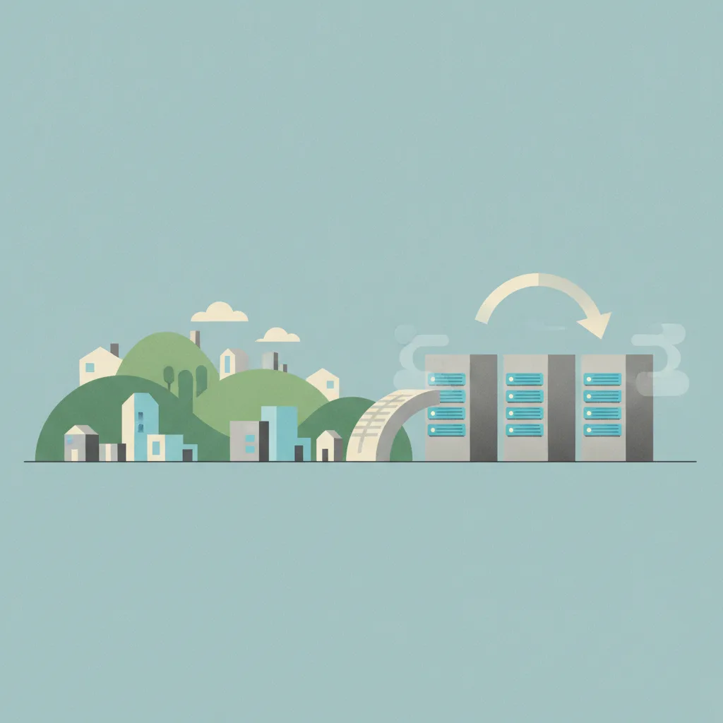 Illustration for Kentucky communities pump brakes on data center expansion