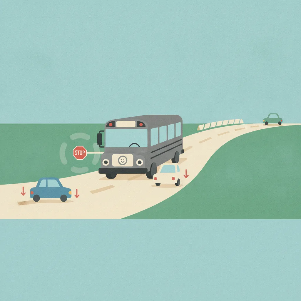 Illustration for Kentucky school bus law expands driver stopping requirements