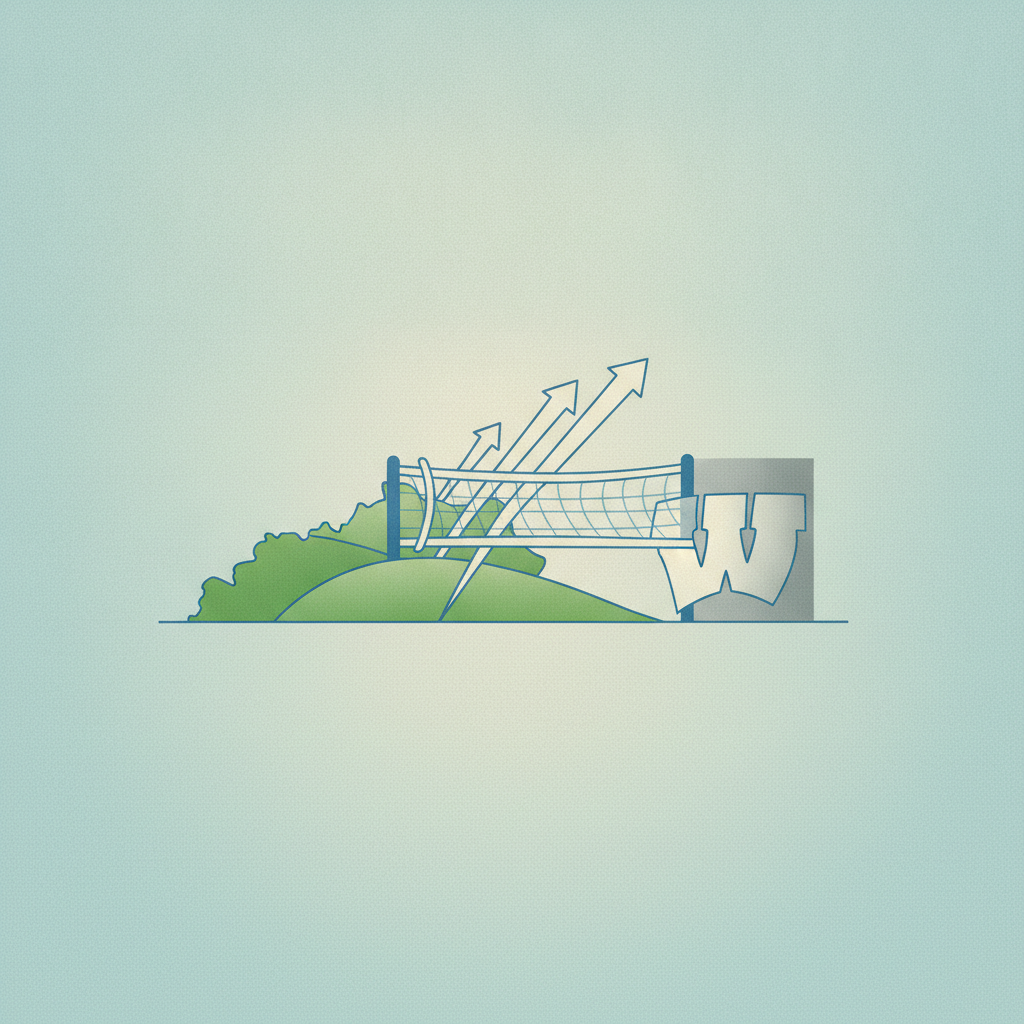 Illustration for Kentucky sweeps No. 6 Wisconsin in season-opening victory