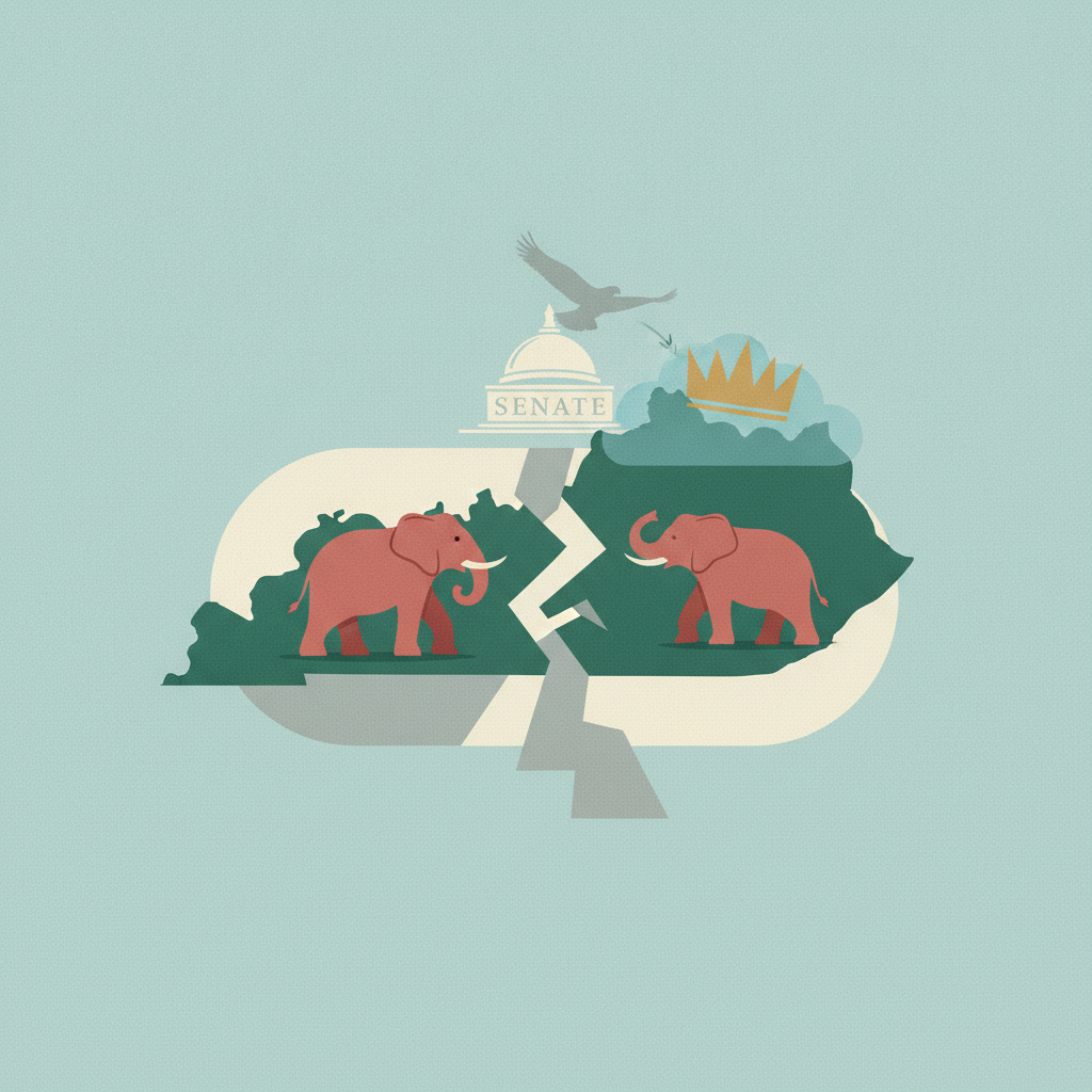 Illustration for Ky. Republicans split on Trump's national intelligence pick