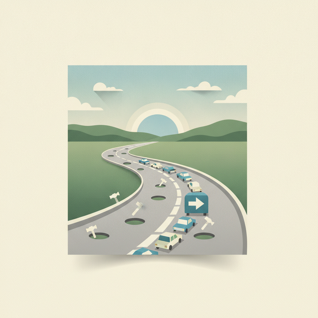 Illustration for KYTC scheduling rolling roadblocks on I-75 in Scott County for pothole repairs
