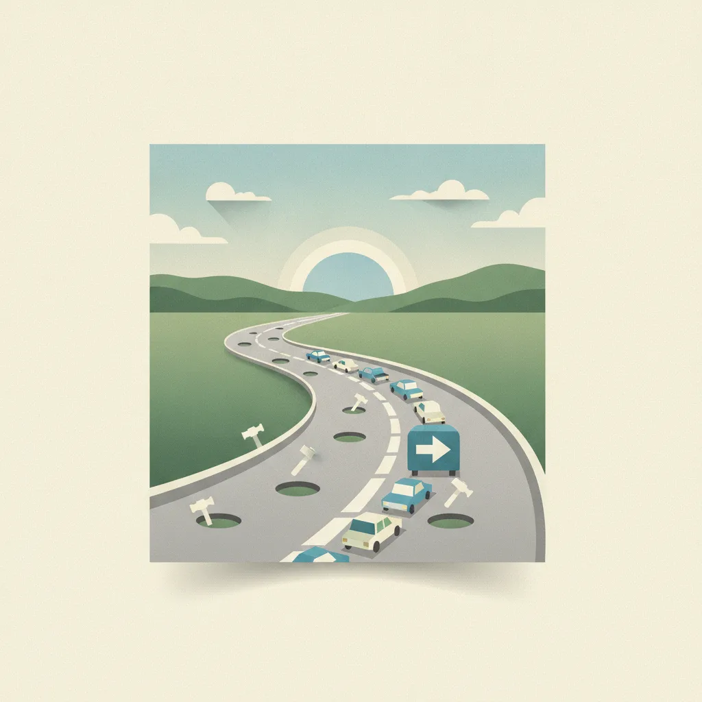 Illustration for KYTC scheduling rolling roadblocks on I-75 in Scott County for pothole repairs