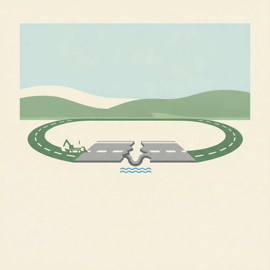 Illustration for KYTC to close KY 33 in Woodford County for drain repairs