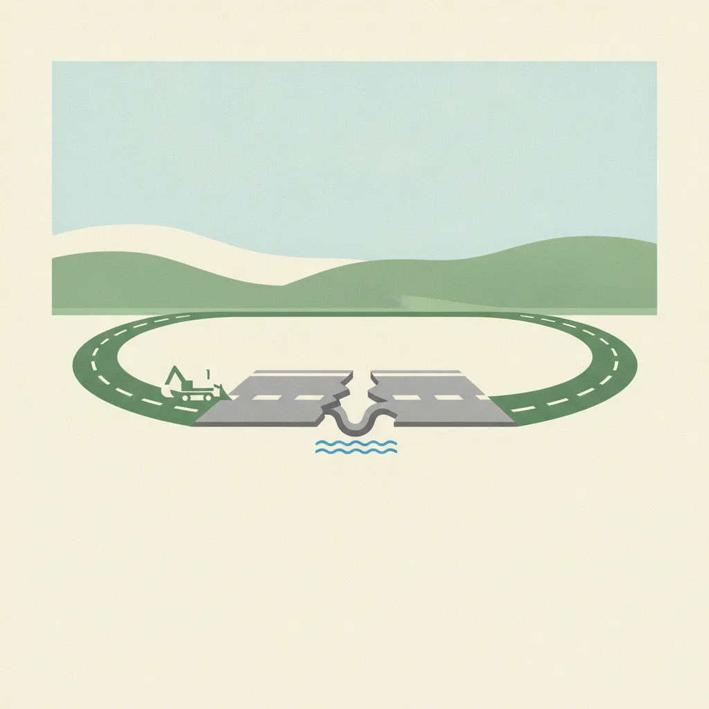Illustration for KYTC to close KY 33 in Woodford County for drain repairs