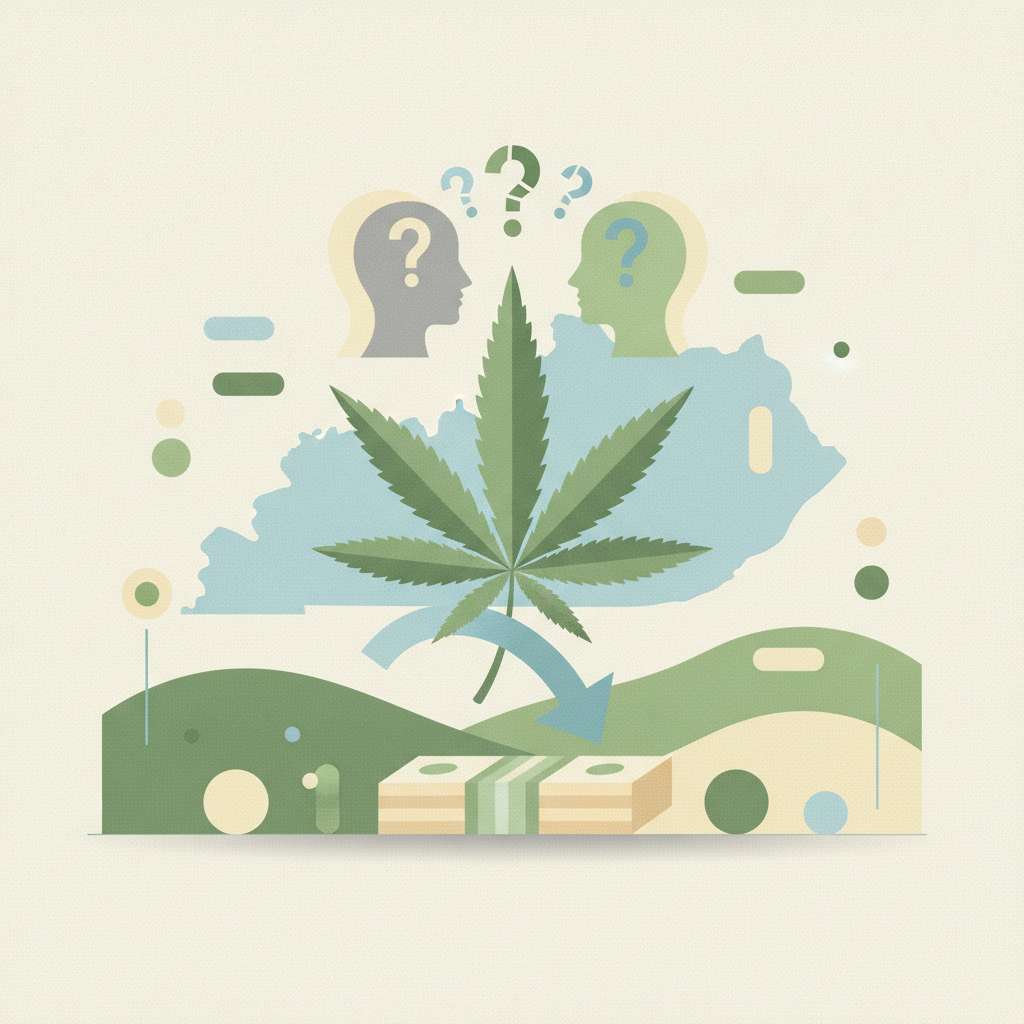 Illustration for Legislators express concerns about Kentucky cannabis pricing, access