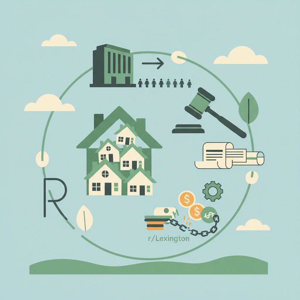 Illustration for Home Flipping Frenzy, Corporate Departures, and Bevin's Legal Troubles Dominate r/Lexington