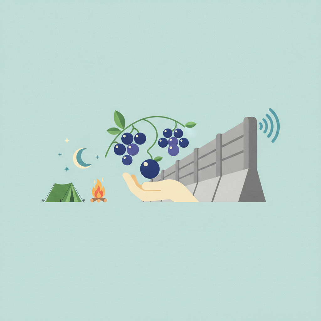 Illustration for Berry Picking, Holiday Plans, and Highway Walls Top July 4th Forum Chat