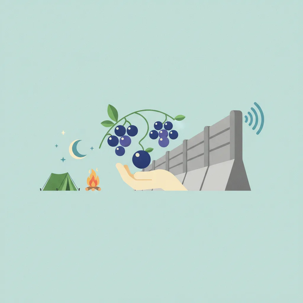 Illustration for Berry Picking, Holiday Plans, and Highway Walls Top July 4th Forum Chat