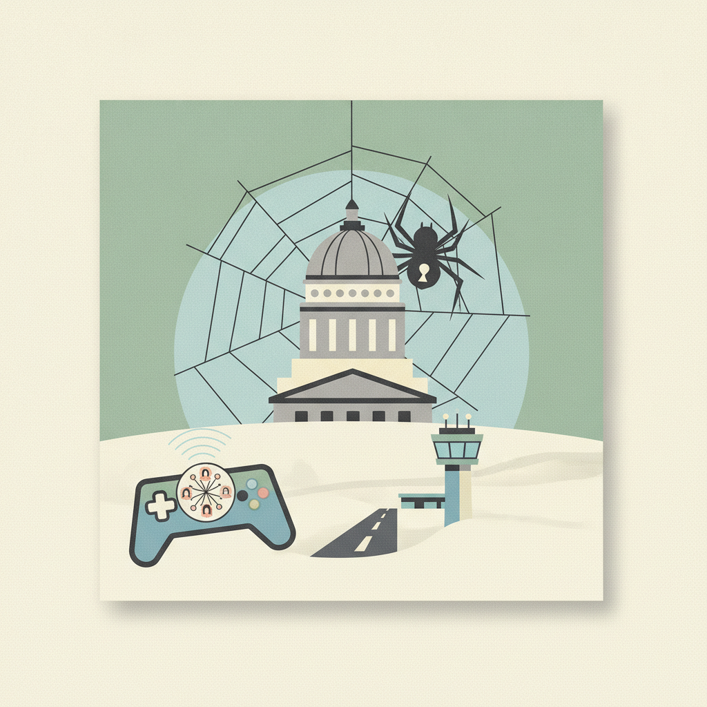 Illustration for McConnell's Health Fuels Speculation; Widow Sightings and Discord Gaming Community
