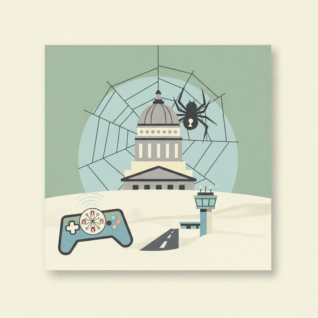 Illustration for McConnell's Health Fuels Speculation; Widow Sightings and Discord Gaming Community