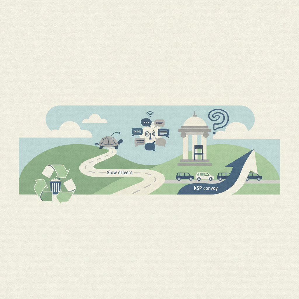 Illustration for Slow Drivers, Reddit Meetups, and McConnell's Seat: Lexington's Active Forum