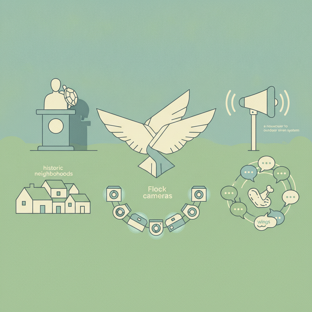Illustration for Wings debate, Flock cameras, and McConnell rumors dominate today's forum