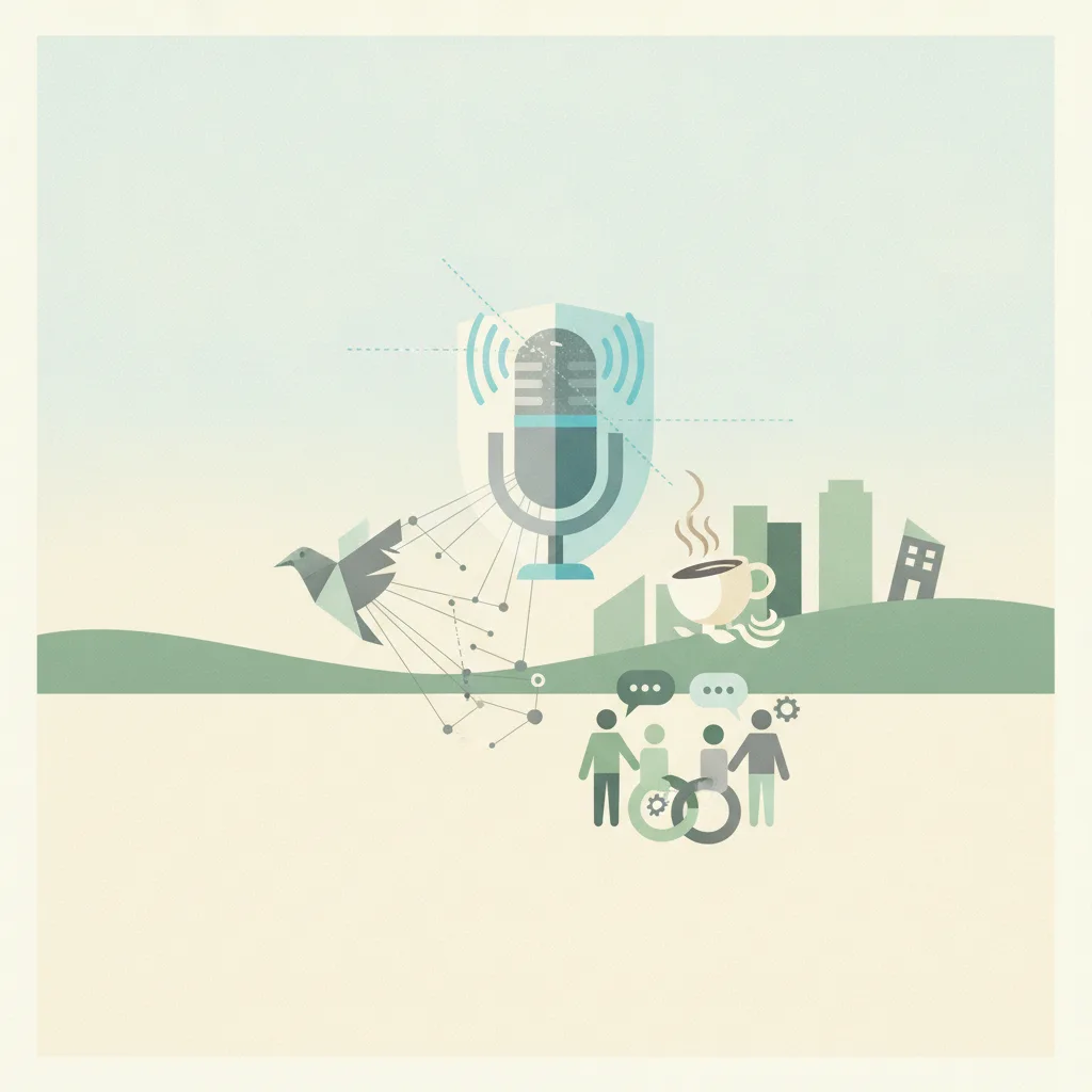 Illustration for Surveillance Tech, Starbucks Closures, and Business Drama Dominate Community Talk