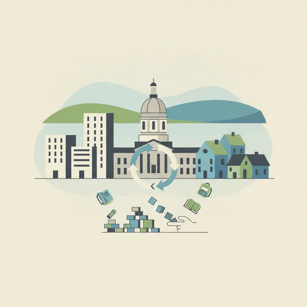 Illustration for Lexington Debates Housing Crunch, Student Life Amid Campus Growth