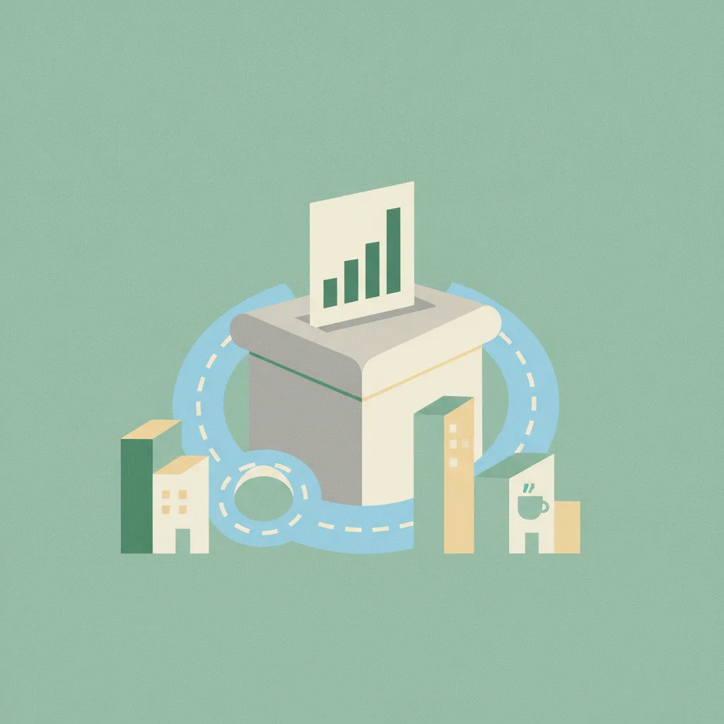 Illustration for Election polling, road reopening, and development news lead community chat