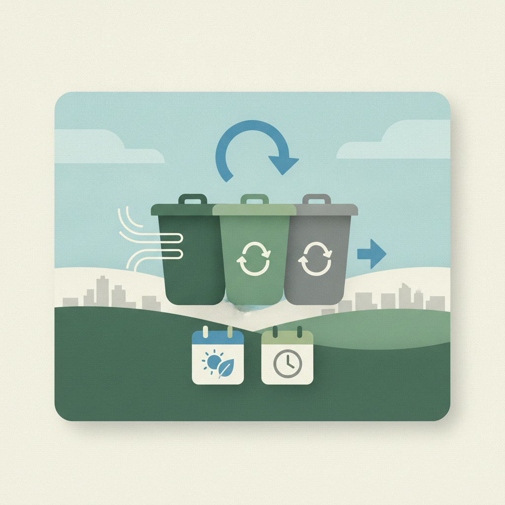 Illustration for Lexington adjusts waste collection for Juneteenth holiday