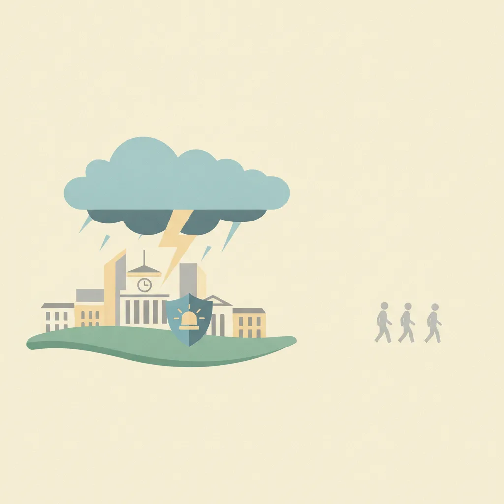 Illustration for Lexington closes city offices early as severe storms approach