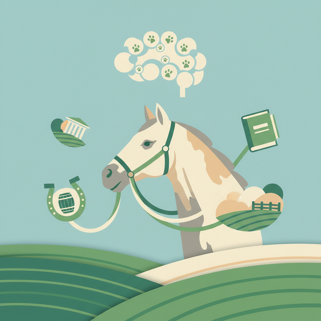 Illustration for Lexington debuts 'Neigh-I,' a horse-powered travel planning technology