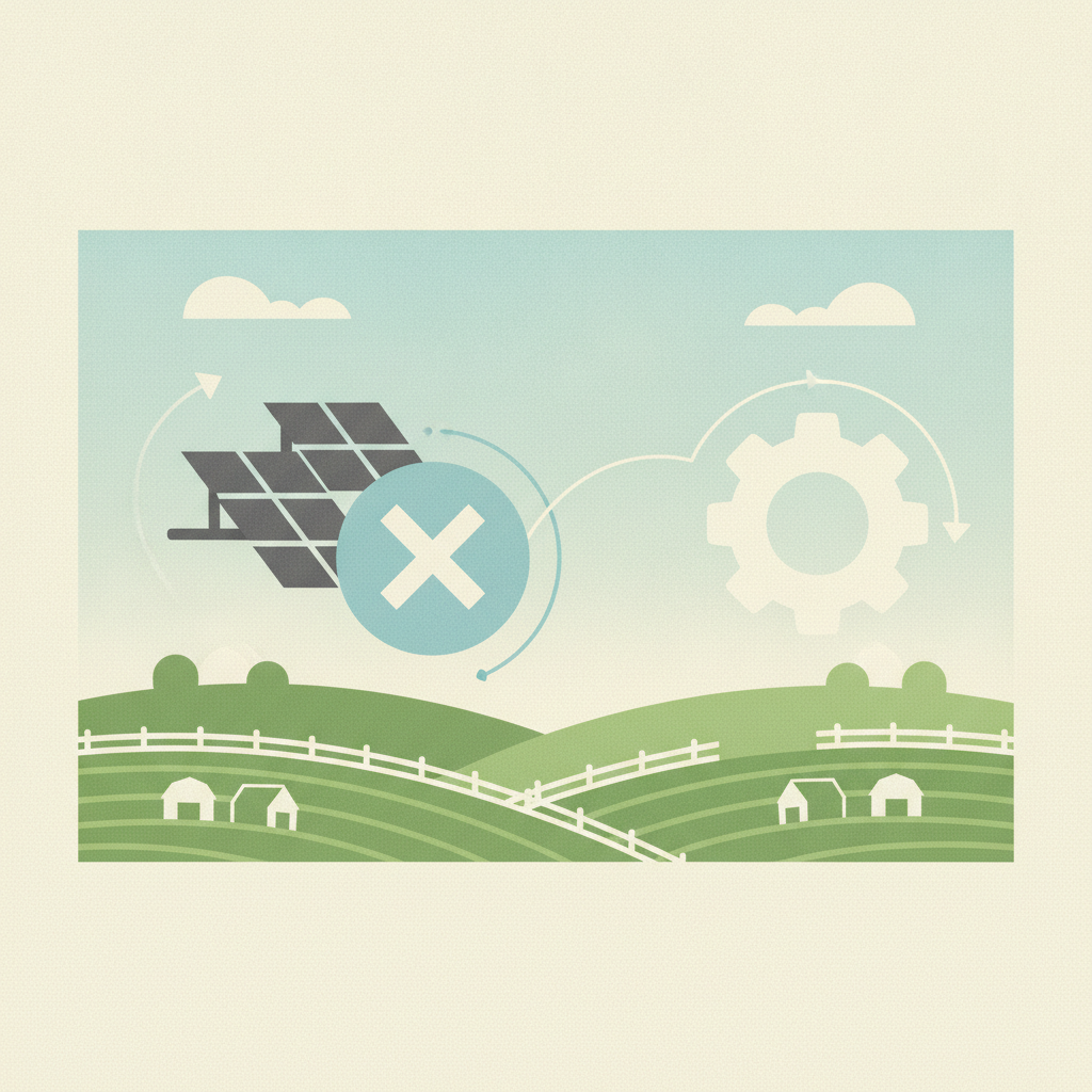 Illustration for Lexington planners reject large-scale solar in farm zones