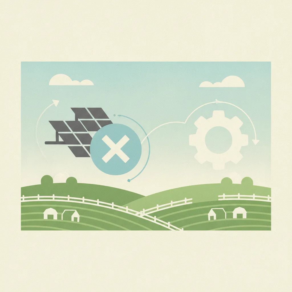 Illustration for Lexington planners reject large-scale solar in farm zones