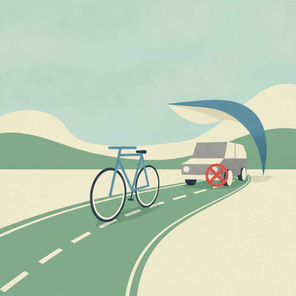 Illustration for Lexington proposes ban on vehicles stopping, standing in bike lanes