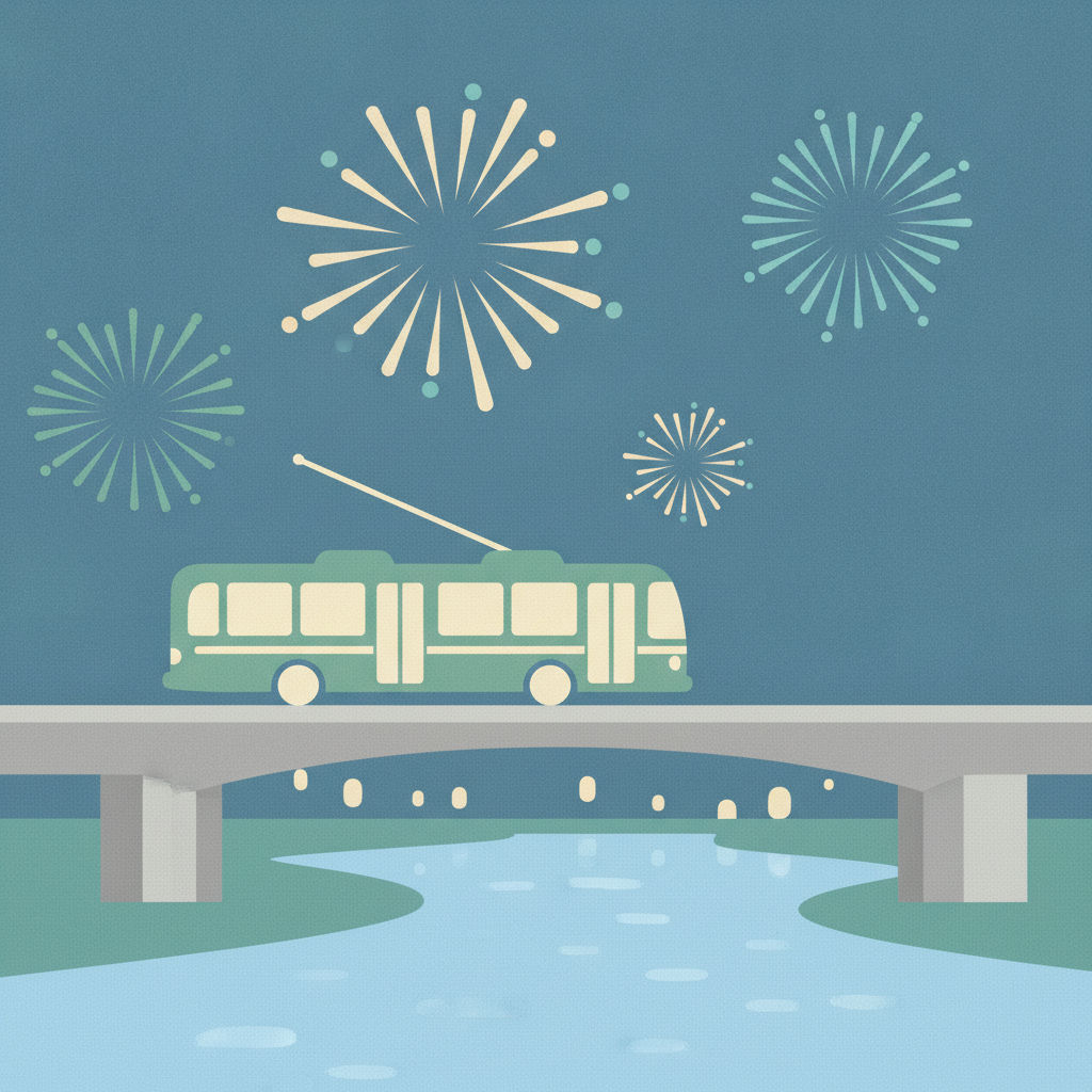 Illustration for LexTran extends service for July 4 fireworks celebration downtown