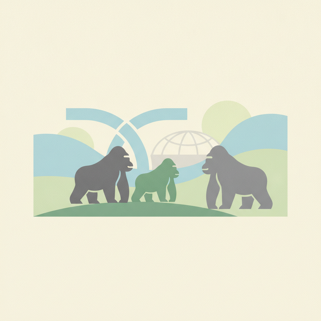 Illustration for Louisville Zoo Welcomes Two New Female Gorillas from Knoxville