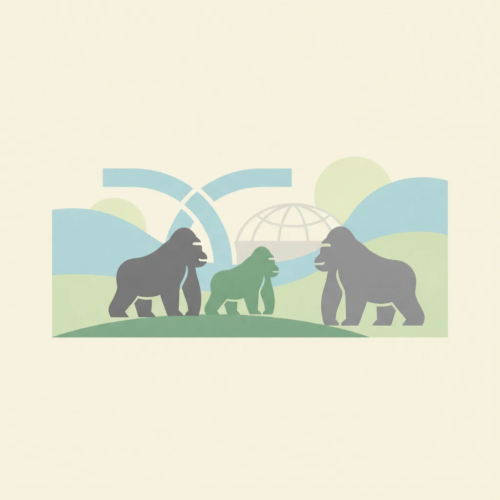 Illustration for Louisville Zoo Welcomes Two New Female Gorillas from Knoxville