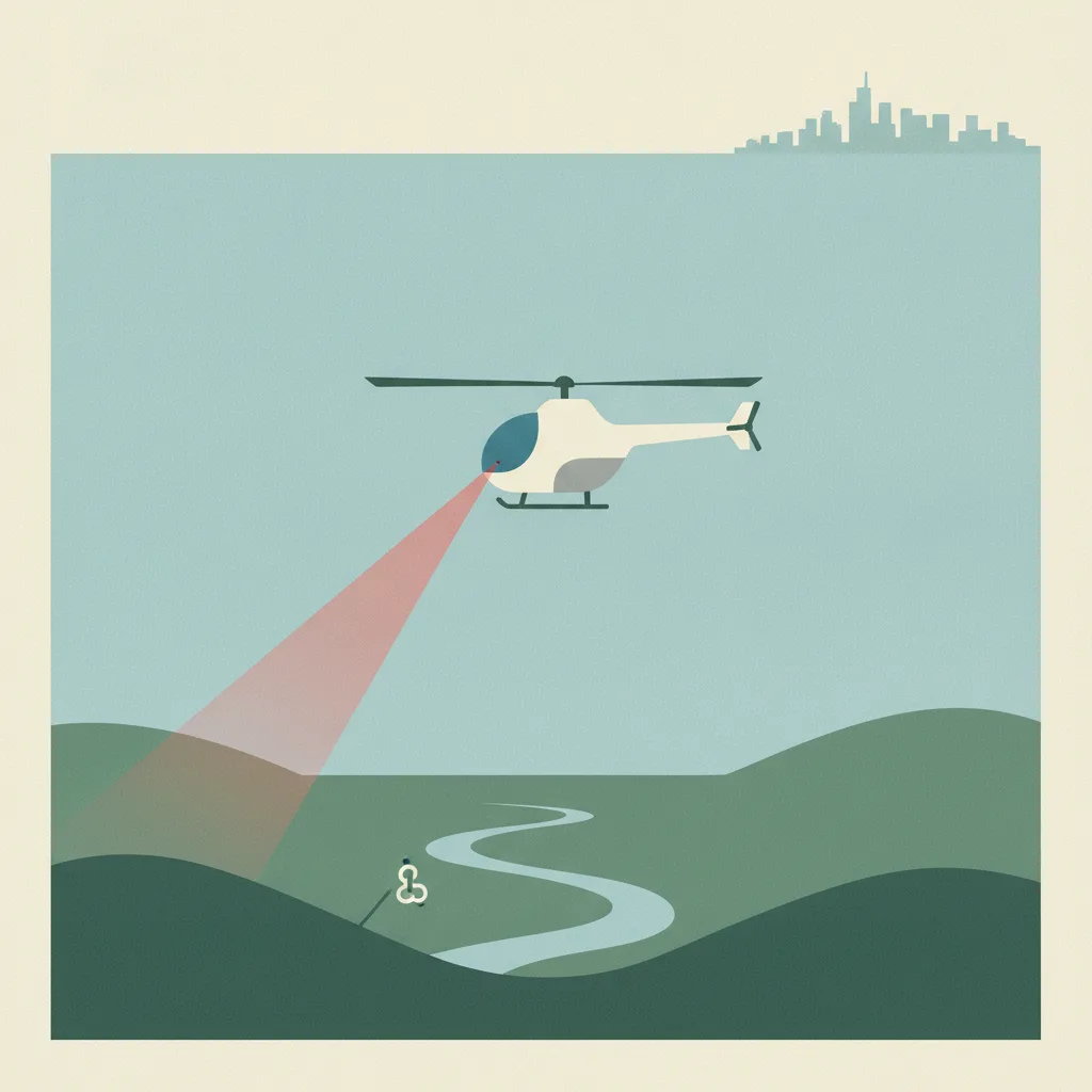 Illustration for Man arrested after pointing laser at KSP helicopter in Lexington