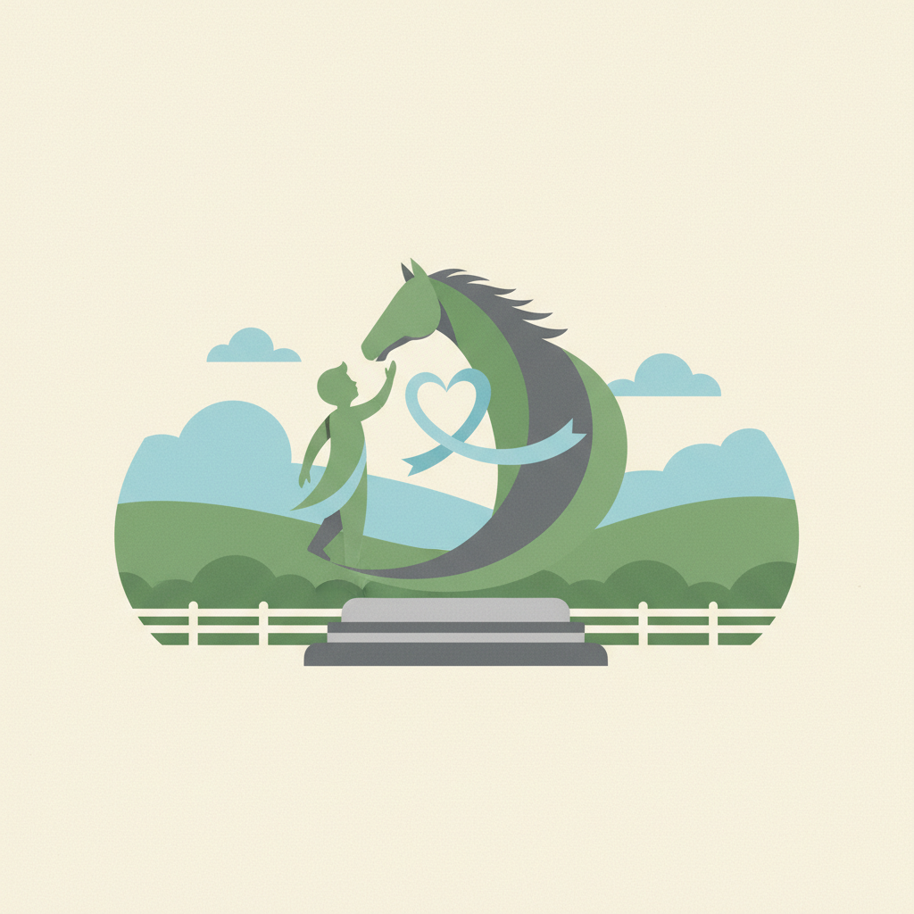 Illustration for Monument honors bond between boy and racehorse at Kentucky Horse Park